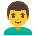 google version: Man: Curly Haired