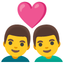 google version: Couple with Heart: Man, Man