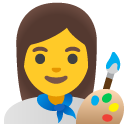 google version: Woman Artist