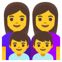 google version: Family: Woman, Woman, Boy, Boy