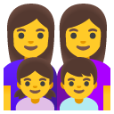 google version: Family: Woman, Woman, Girl, Boy