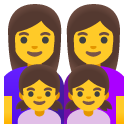 google version: Family: Woman, Woman, Girl, Girl