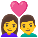google version: Couple with Heart