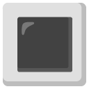 google version: White Square Button