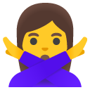 google version: Woman Gesturing No