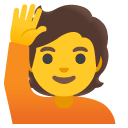 google version: Person Raising Hand