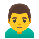 google version: Man Frowning
