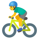 google version: Man Cycling
