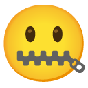 google version: Zipper-mouth Face