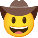 google version: Face with Cowboy Hat