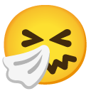 google version: Sneezing Face