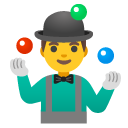 google version: Man Juggling