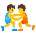 google version: People Wrestling