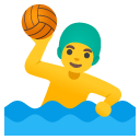 google version: Man Playing Water Polo