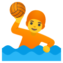 google version: Person Playing Water Polo