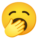 google version: Yawning Face