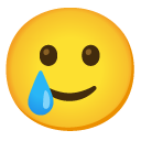 google version: Smiling Face with Tear