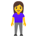 google version: Woman Standing