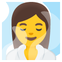 google version: Woman in Steamy Room
