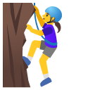 google version: Woman Climbing