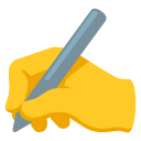 google version: Writing Hand