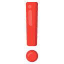 google version: Heavy Exclamation Mark