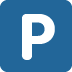 twitter version: Negative Squared Latin Capital Letter P