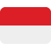 twitter version: Flag: Indonesia
