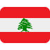 twitter version: Flag: Lebanon
