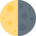 twitter version: Last Quarter Moon