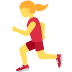 twitter version: Woman Running