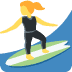 twitter version: Woman Surfing