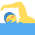 twitter version: Man Swimming
