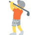 twitter version: Person Golfing
