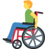 twitter version: Man in Manual Wheelchair