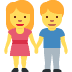 twitter version: Man and Woman Holding Hands