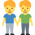 twitter version: Two Men Holding Hands