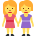 twitter version: Two Women Holding Hands