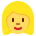 twitter version: Blond-haired Woman