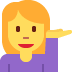 twitter version: Person Tipping Hand