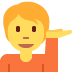 twitter version: Person Tipping Hand