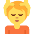 twitter version: Person Getting Massage