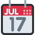 twitter version: Tear-Off Calendar