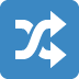 twitter version: Shuffle Tracks Button