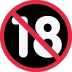 twitter version: No One Under Eighteen