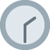twitter version: Clock Face Nine-Thirty