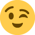twitter version: Winking Face