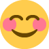 twitter version: Smiling Face with Smiling Eyes