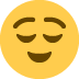 twitter version: Relieved Face