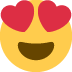 twitter version: Smiling Face with Heart-Eyes